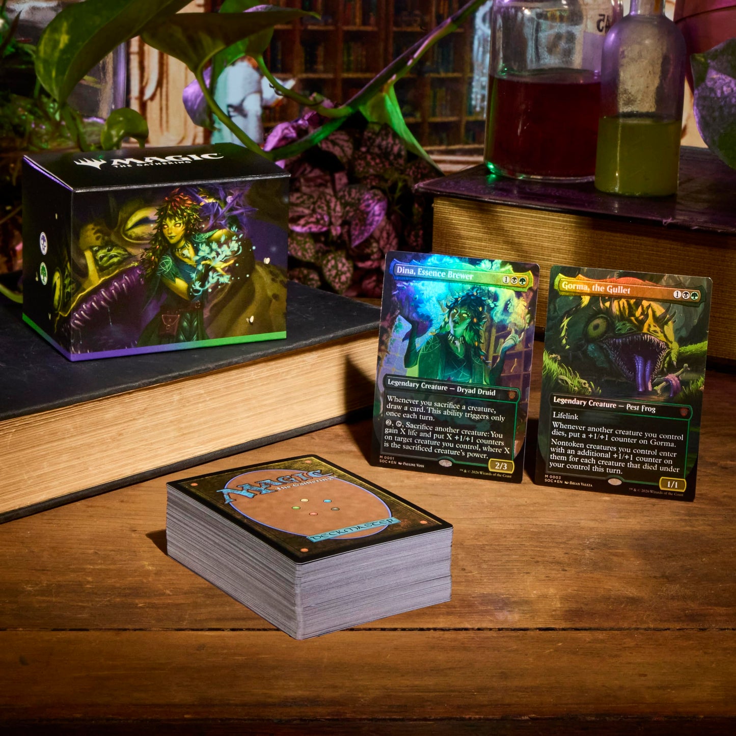 Magic: The Gathering Secrets of Strixhaven Commander Deck Bundle - Includes All 5 Decks (Silverquill Influence, Prismari Artistry, Witherbloom Pestilence, Lorehold Spirit, Quandrix Unlimited)